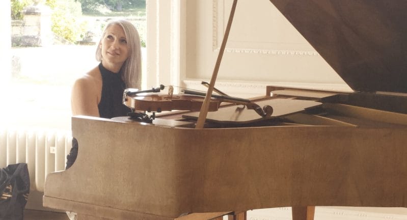 Hannah Atkins Latty on the Piano